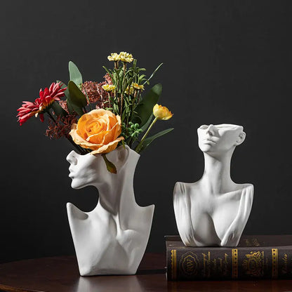 Elegant Femme Ceramic Vase