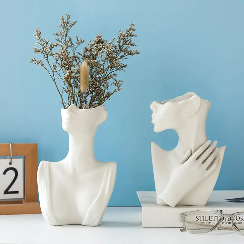 Elegant Femme Ceramic Vase