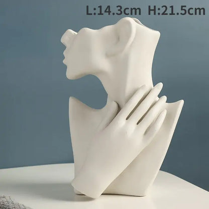 Elegant Femme Ceramic Vase