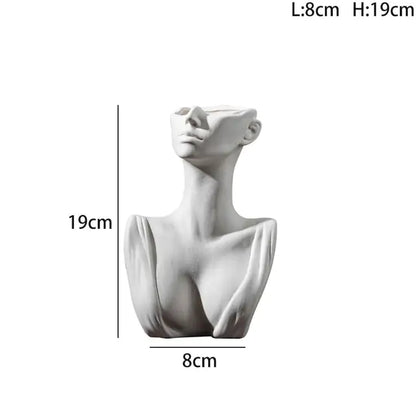 Elegant Femme Ceramic Vase